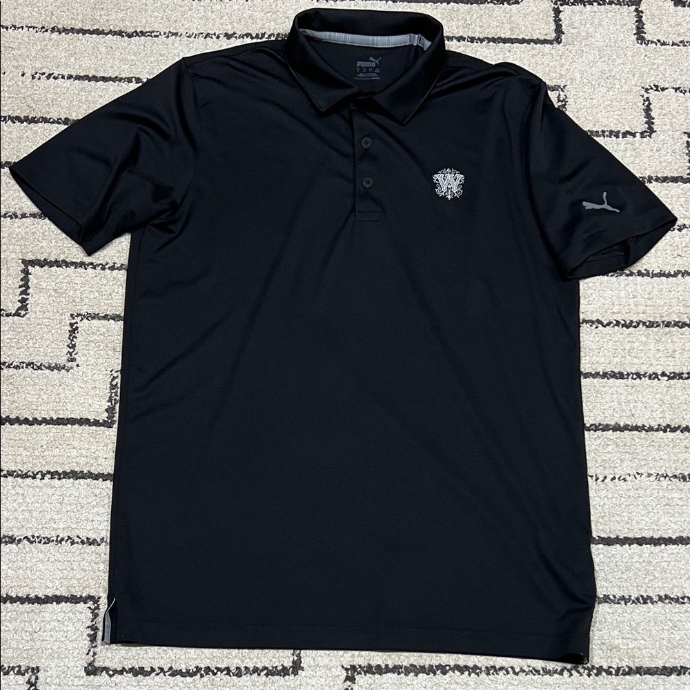 Puma Men's Classic Black Polo Shirt